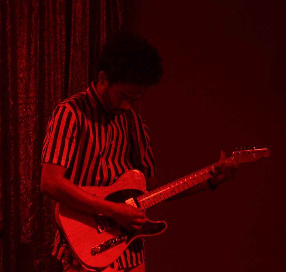 Black Surfer's guitarist wows the Crowd at the Double Barrel Benefit Concert at Kings on Saturday, Feb. 8th 2020.
