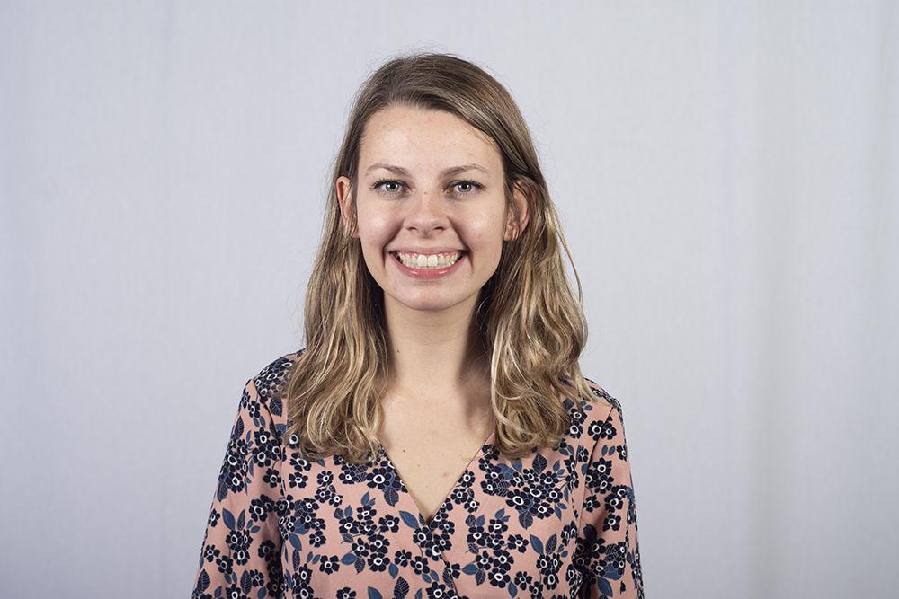 Carlie Higgins, a senior majoring in communication and political science is running alongside Powell Braddock for Student Body president and vice president.