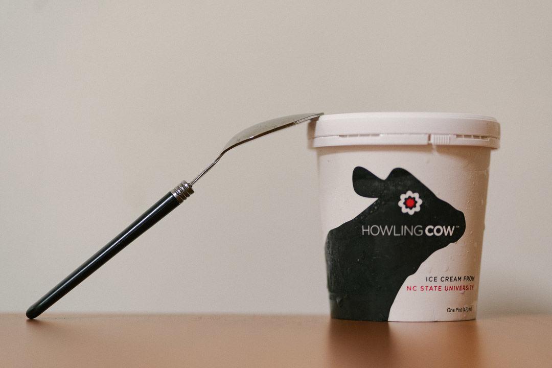 Howling Cow is the homemade ice cream made on NC State's campus. Howling Cow is served at many coffee shops on campus and is most known for being sold at Talley Market in Talley Student Center.