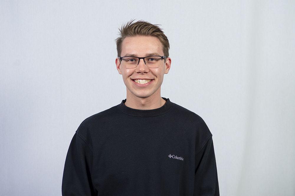 Garrison Seitz, a junior majoring in environmental engineering is running for Student Senate treasurer.