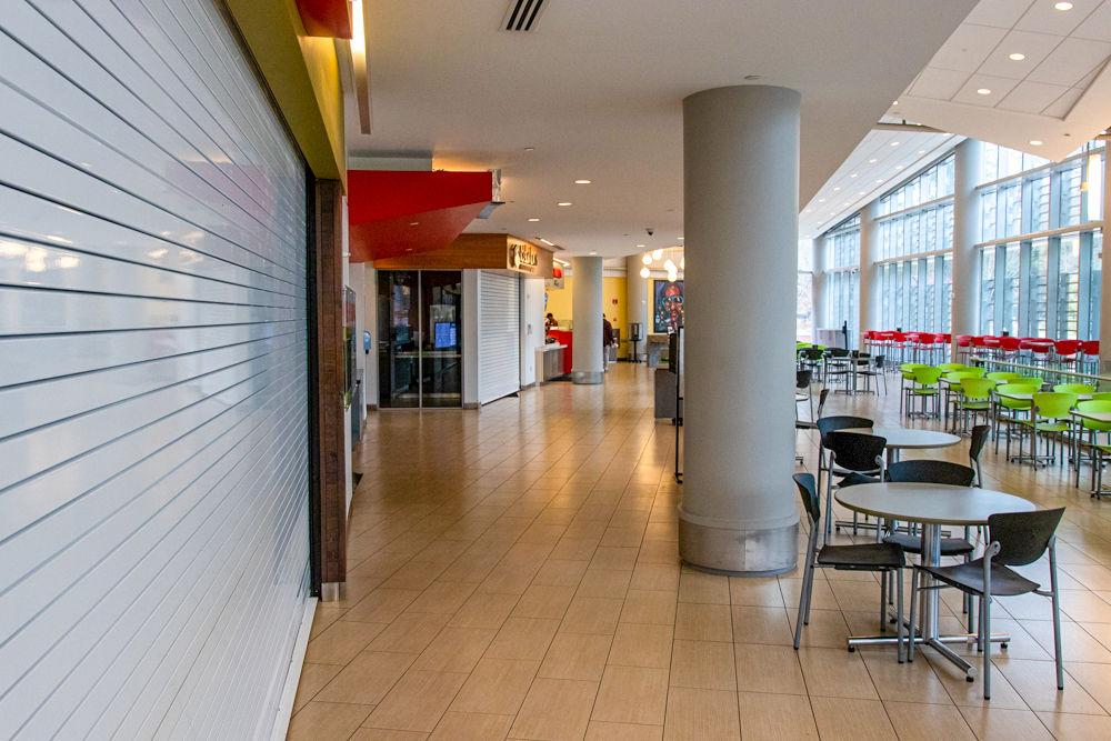 Most restaurants in Talley Student Union remain closed through the extended break as students were advised to remain home during it. Students were informed on Tuesday, March 17, 2020 to not return to campus as dorms were being closed as per instructions from the UNC system. Classes would continue on online, but no in person instruction will be conducted with NC State moving to minimal operations to safeguard against the COVID-19 virus. Students have until Sunday, March 22, to gather essentials and leave campus till further notice.