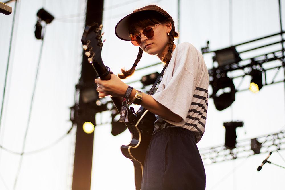 Faye Webster performs during the tenth annual Hopscotch Musical Festival on Friday, Sept. 6, 2019 in the Red Hat Amphitheater. Webster is an alternative folk artist who recently released her third album &#8220;Atlanta Millionaires Club&#8221;.