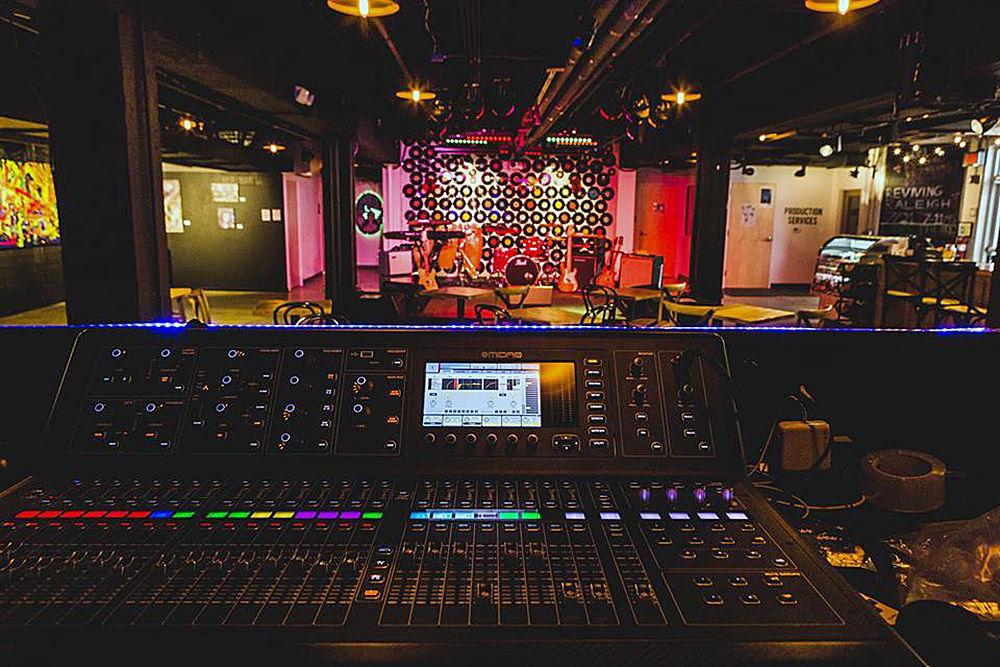 The music and art studio, Imurj is located in the basement of the Whiskey Kitchen on South McDowell Street. The name Imurj comes from a combination of the words "emergence" and "immersion."
