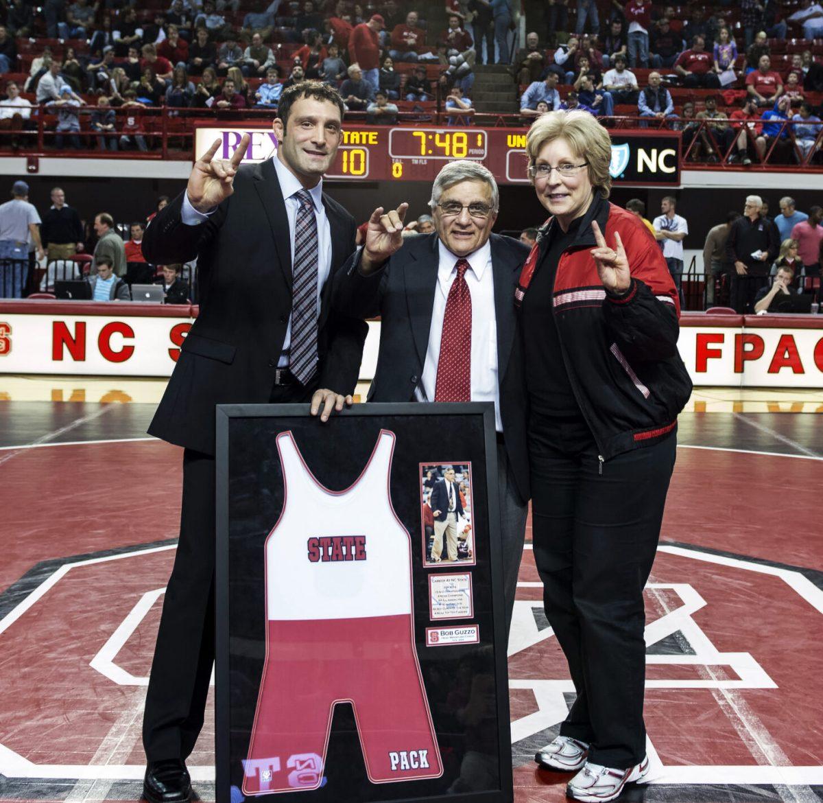 The University of North Carolina wrestled at N.C. State University on Friday January 31, 2014 at Reynolds Coliseum in Raleigh, N.C. NCSU won the match, 19-6.