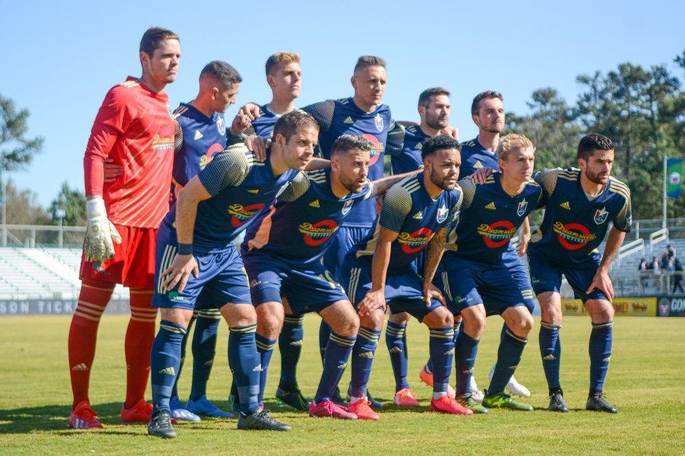 The NCFC prepares for their game against Louisville City FC on Saturday, March 7, 2020 at&#160;Sahlen&#8217;s Stadium at WakeMed&#160;Soccer Park. The NCFC lost the game 0-1.