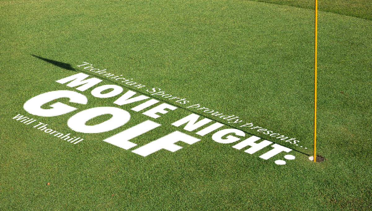 Movie Night Golf Graphic