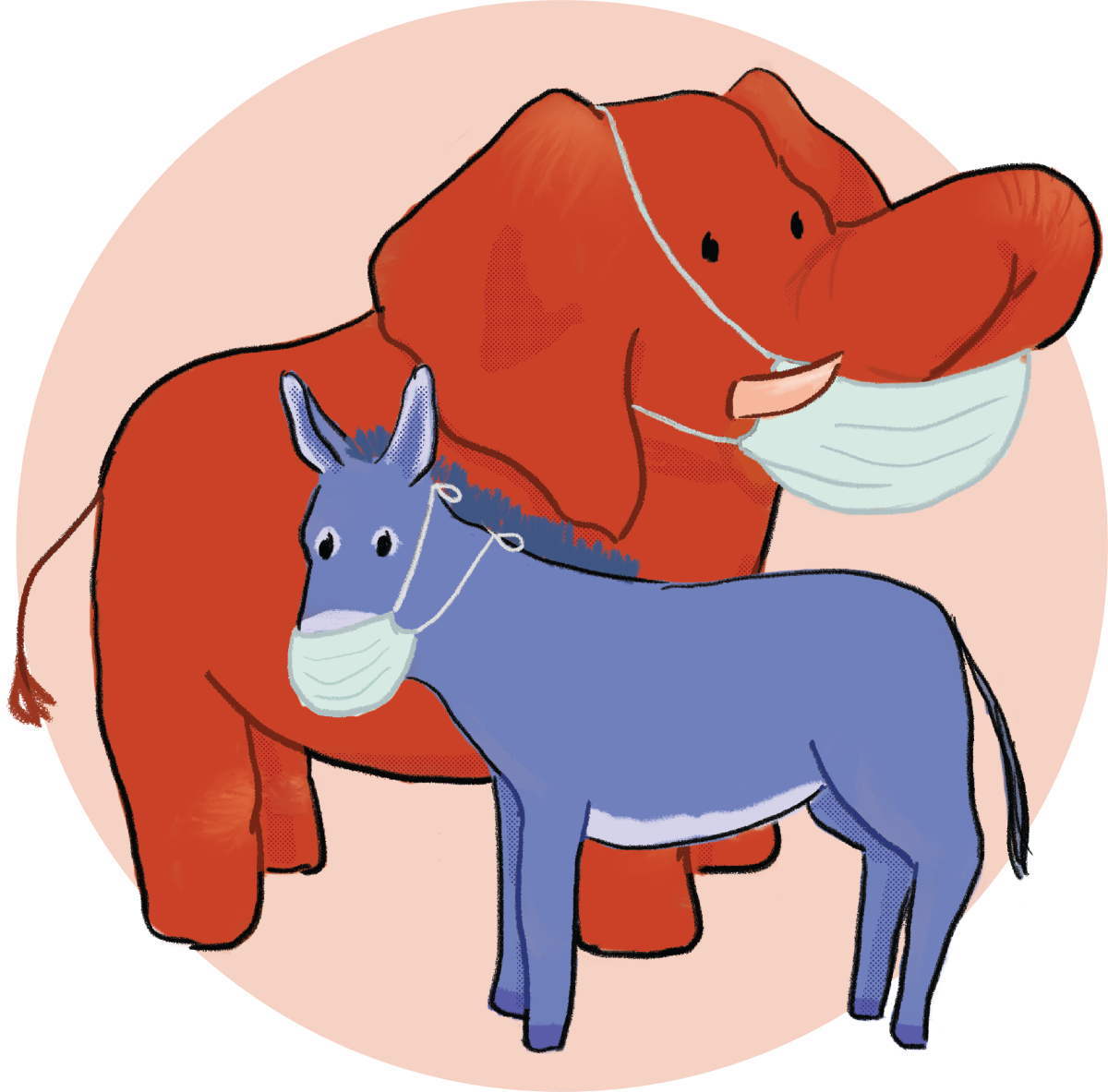 political parties graphic