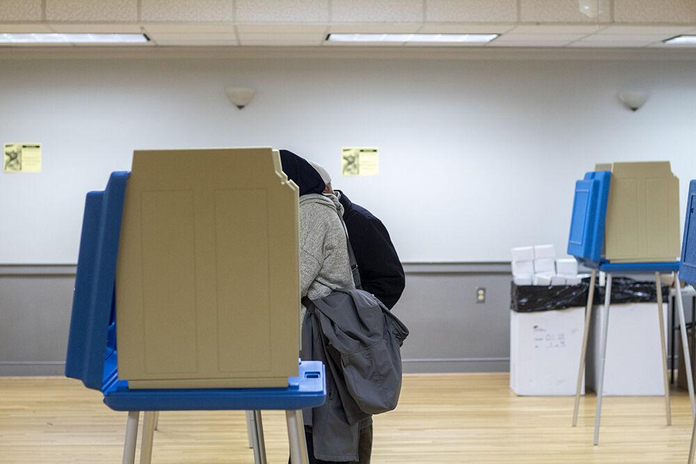 A look into the voting room of the Pullen Community Center on Tuesday, Nov. 3, 2020.
