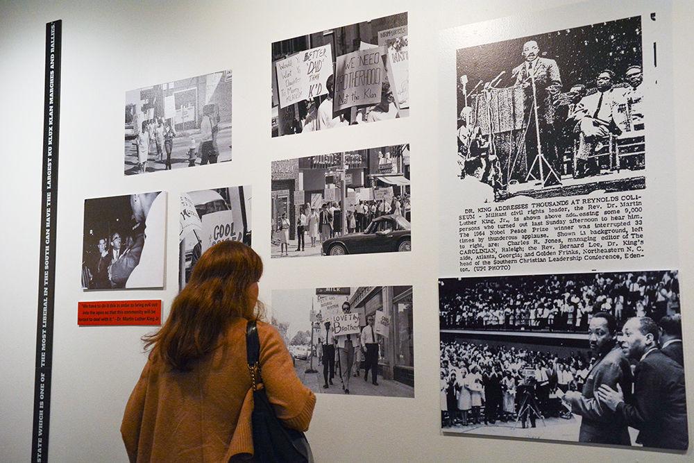 Jason Miller, an NC State English professor, presented &#8220;When MLK and the KKK Met in Raleigh&#8221; on Jan. 15, 2020 at Witherspoon Student Center. Afterwards, photos from the event were displayed at the African American Cultural Center gallery.