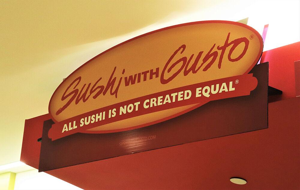 Sushi with Gusto sits in Talley Student Union on Sunday, Feb. 14, 2021. The sushi bar replaced Red Sky Pizza Company for the spring semester.