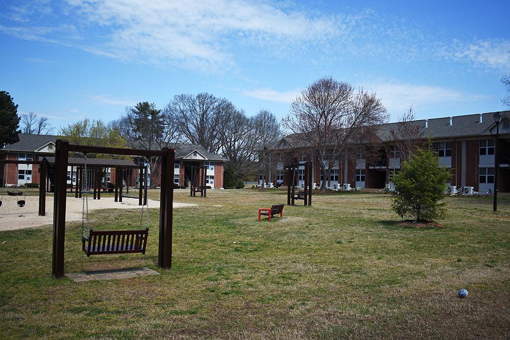E.S. King Village, a graduate student and family apartment complex on NC State's campus, currently serves as a quarantine and self-isolation location.