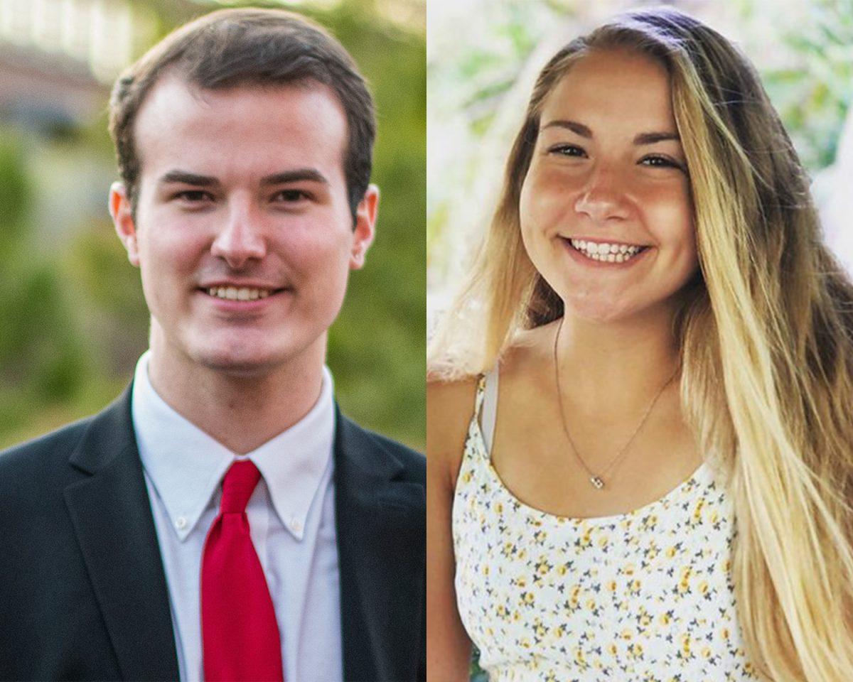 Headshots of McKenzy Heavlin (right) and Natalie Bress (left).