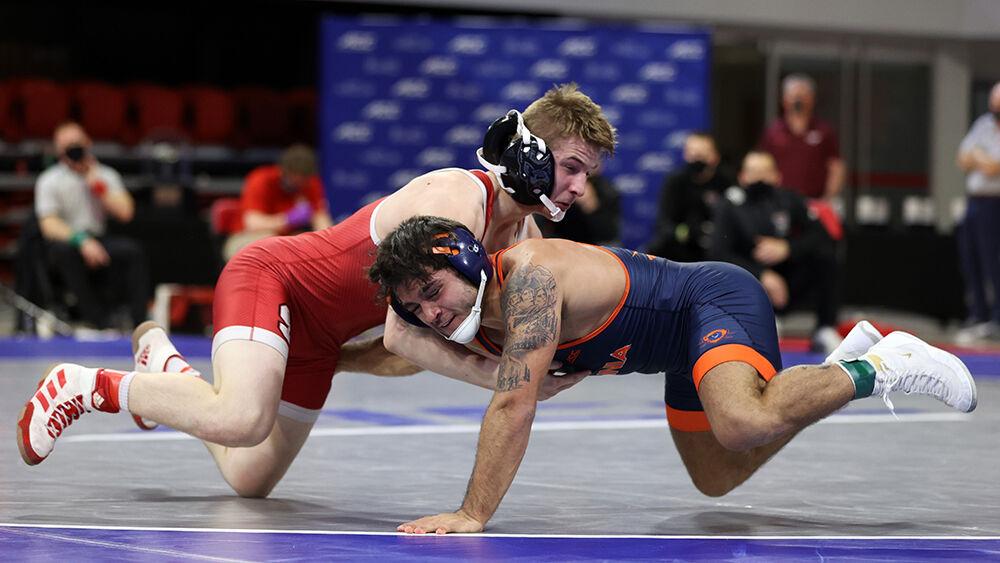 Consolation Semifinals. 2021 ACC Wrestling Tournament at Reynolds Coliseum in Raleigh, NC.