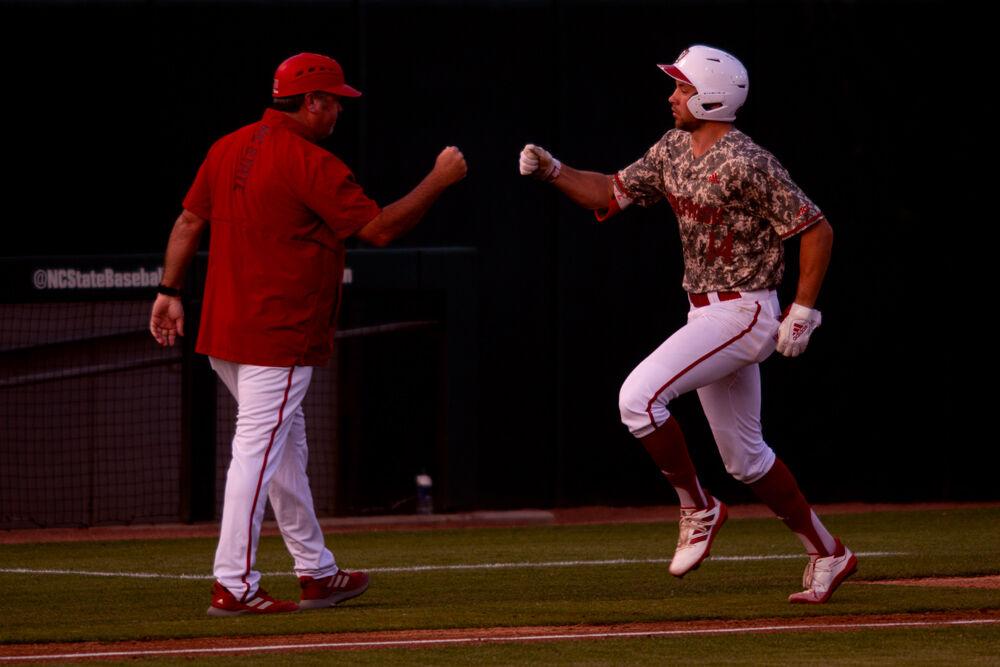 Junior outfielder Jonny Butler heads home after hitting a home run against No. 16 Florida State on Thursday, May 20, 2021 at Doak Field. Butler went 2-3 as the Wolfpack won 6-4.