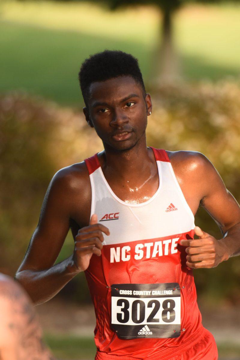 Redshirt Sophomore Kyle Durham competes in the Adidas XC Challenge at Wake Med Soccer Park on Friday, Sept. 17, 2021. Durham finished the 6k run 61st with a time of 20:03.2.