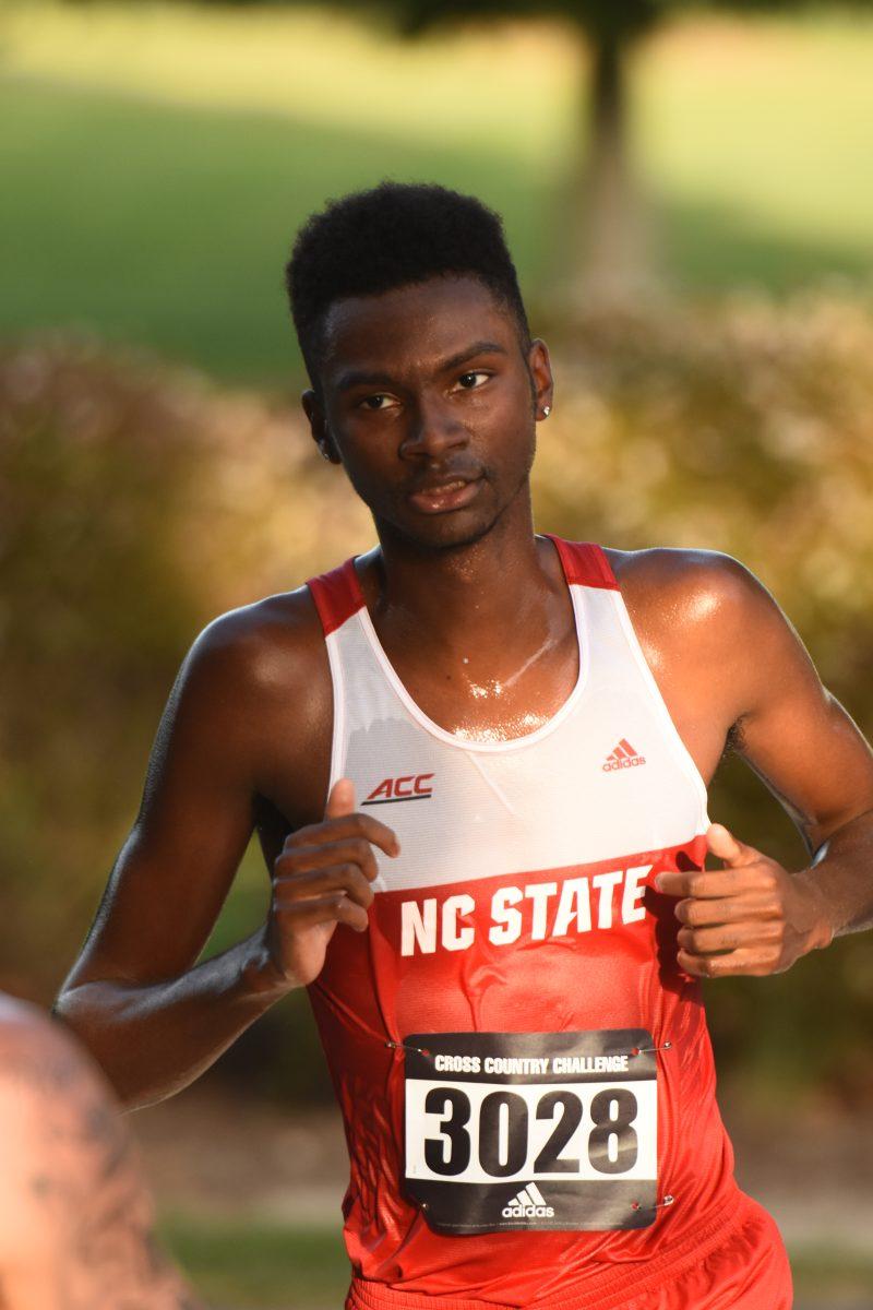 Redshirt Sophomore Kyle Durham competes in the Adidas XC Challenge at Wake Med Soccer Park on Friday, Sept. 17, 2021. Durham finished the 6k run 61st with a time of 20:03.2.