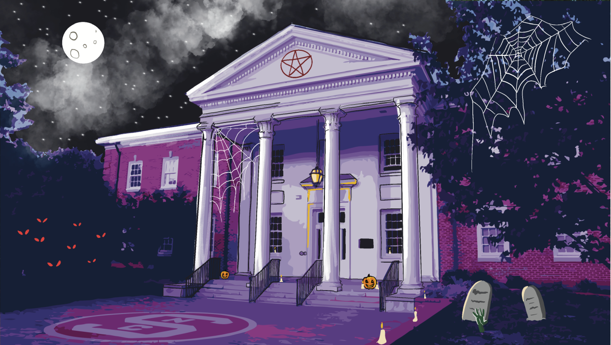 winslow hall spooky graphic