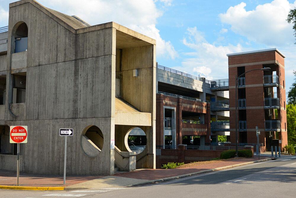 The Reynolds Coliseum Parking Deck is located on Main Campus.
