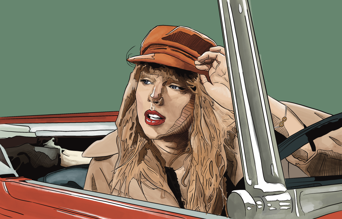 red taylor's version graphic
