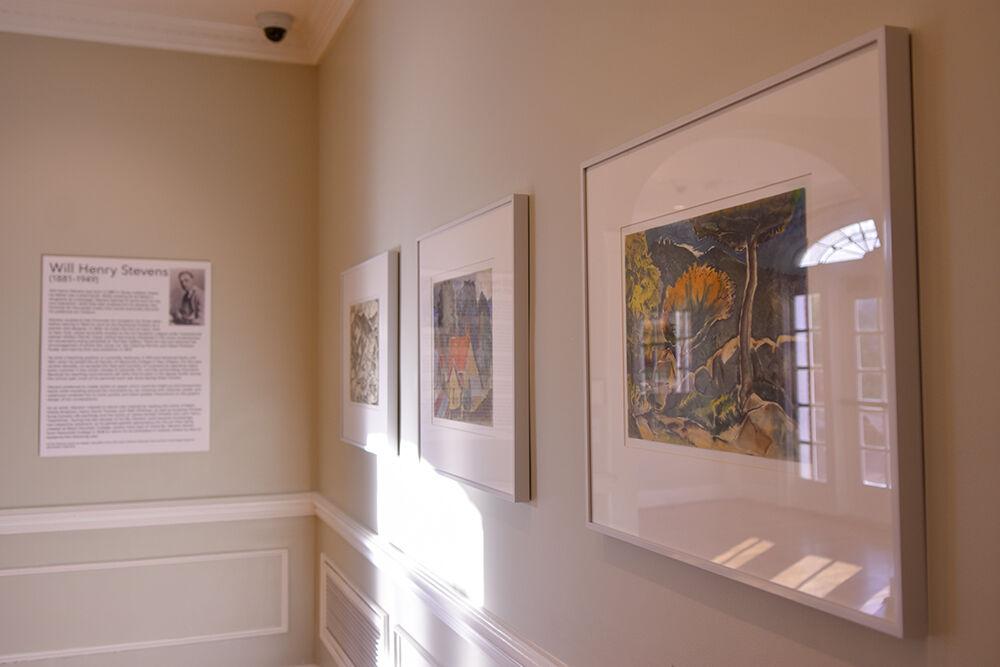 The Henry Stevens exhibit sits in the Gregg Museum of Art and Design on Tuesday, Nov. 16, 2021. Stevens was an American impressionist painter who used pastels to express his pieces. The exhibit will be hosted until Jan. 8, 2022.