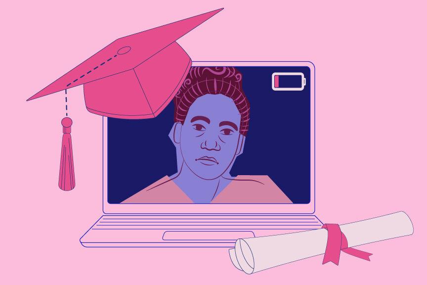 Graduating during COVID graphic