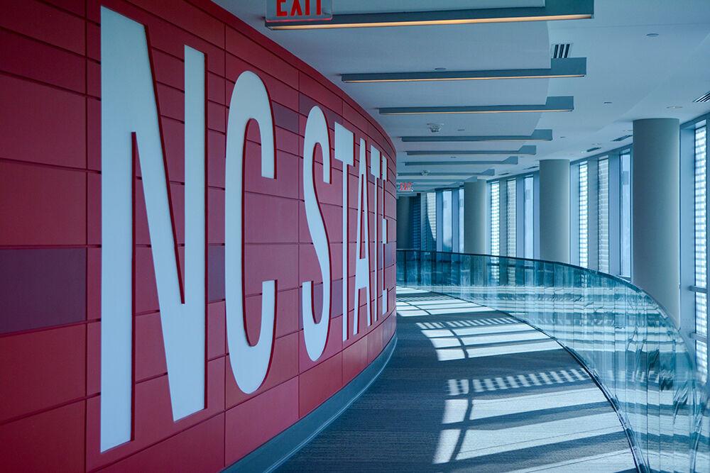 Sunlight peers through the massive windows in Talley Student Union on Tuesday, Aug. 11, 2020.