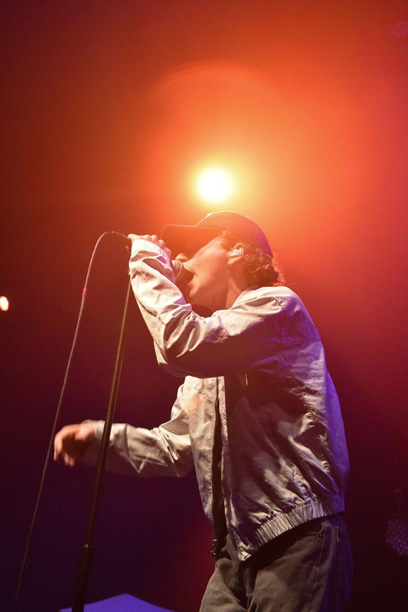 Hastings sings "Asking For A Friend" in the opening act of The Band CAMINO concert at the Ritz in Raleigh on Friday, April 22, 2022.