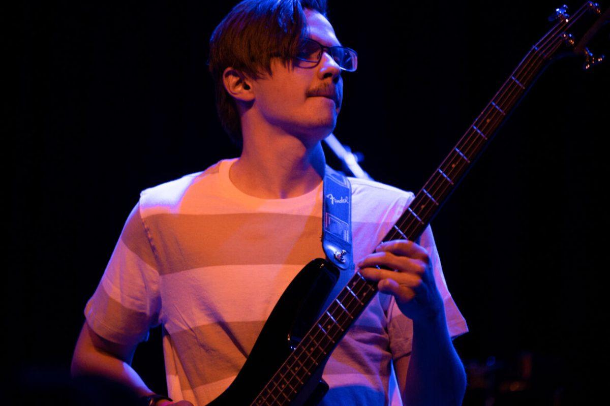 Marshall Farr plays guitar during Raygun Superstar's performance at Motorco Music Hall in Durham, NC, on Friday,&#160;April 29, 2022.