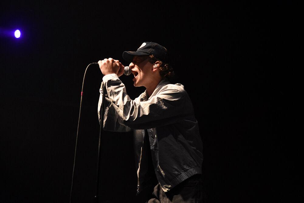 Hastings sings "Heart's Not In It" in the opening act of The Band CAMINO concert at the Ritz in Raleigh on Friday, April 22, 2022.