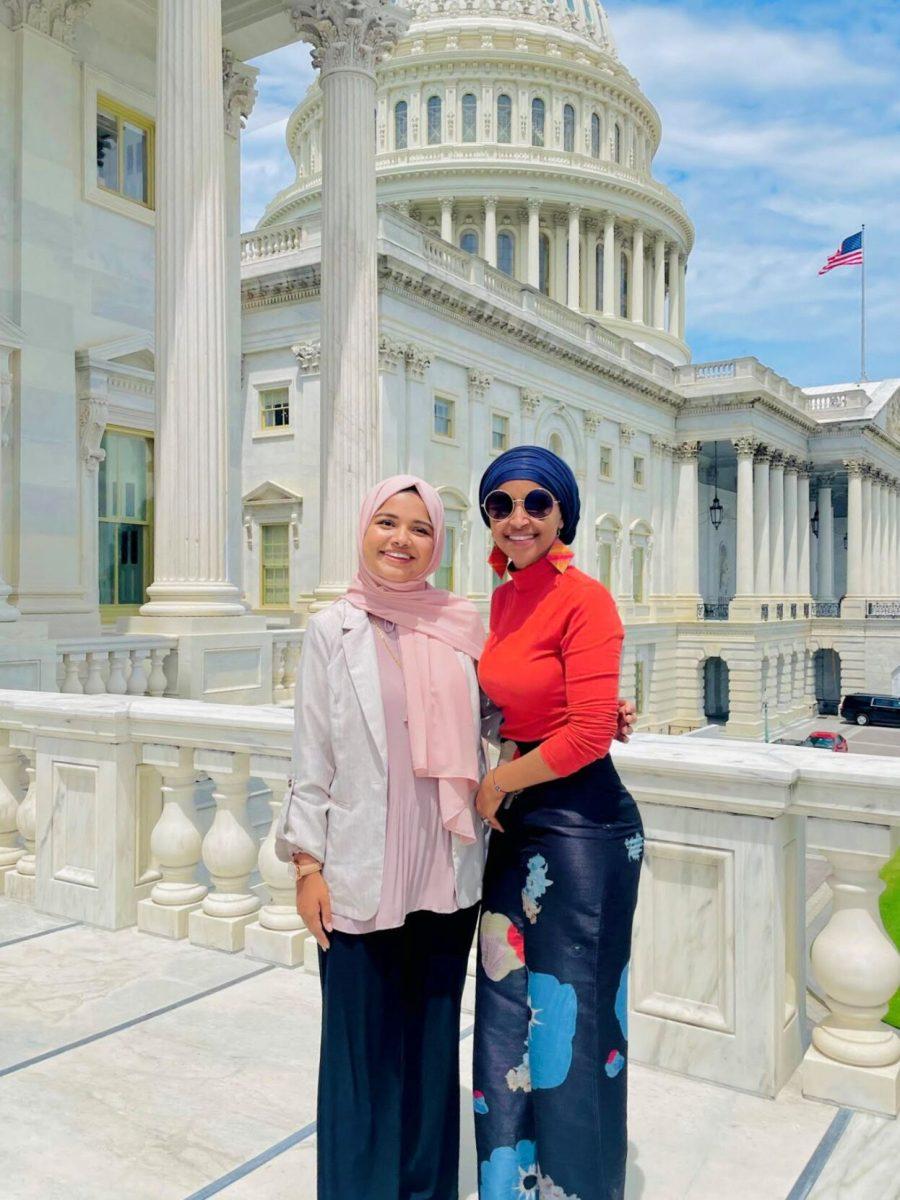 NC State student interns for Rep. Ilhan Omar on Capitol Hill