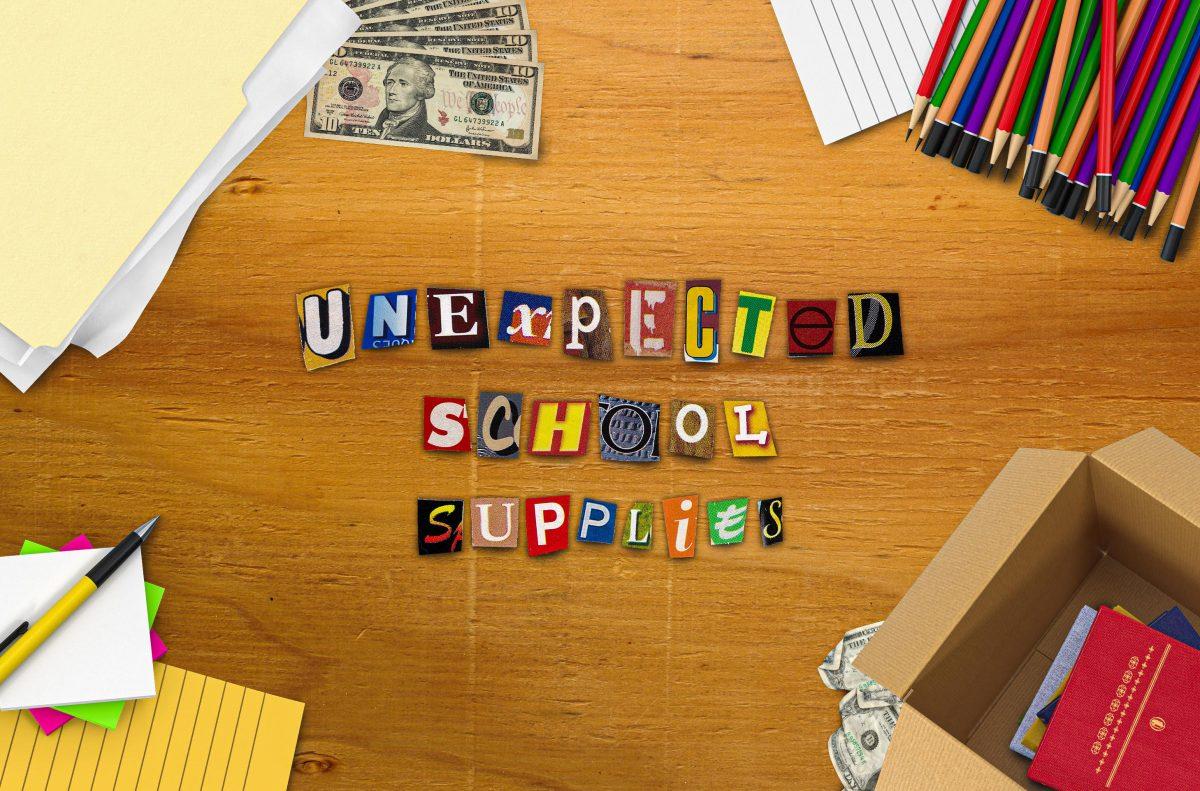 unexpected school supplies