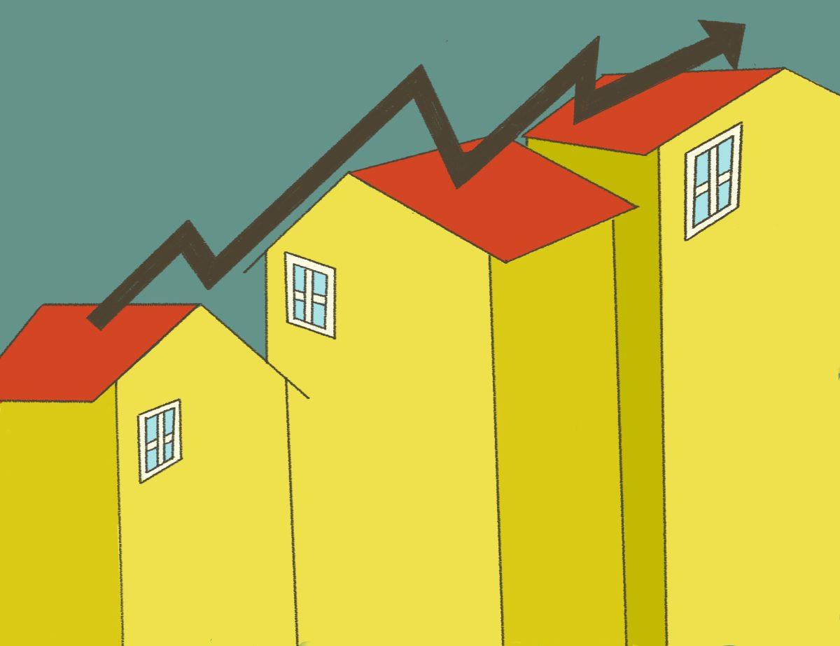 Apartment rent price increase student housing