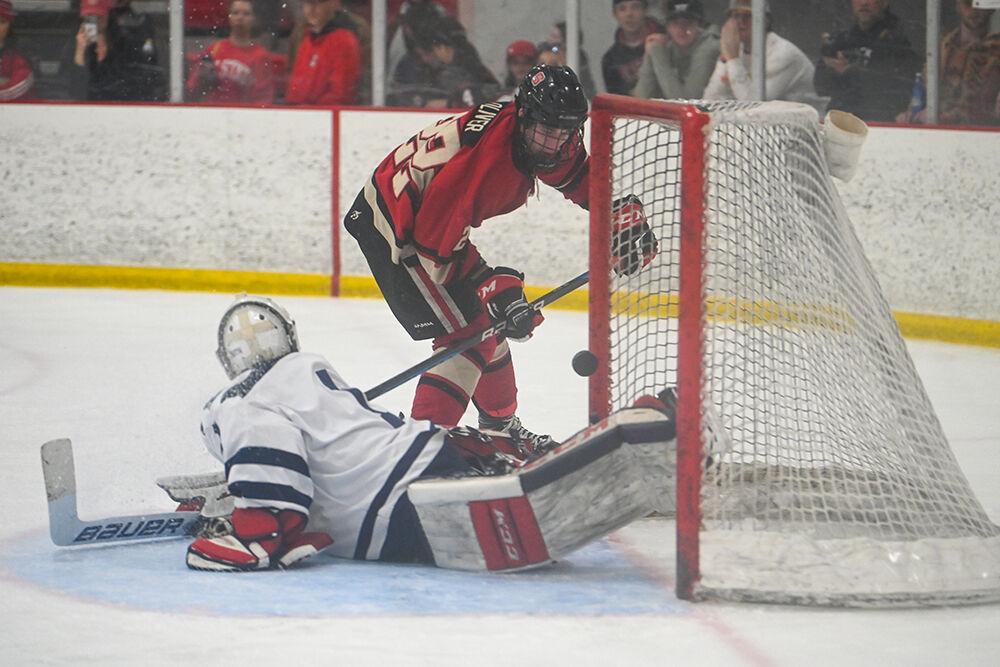 Sophomore forward Emery Oliver makes a shot in the game against UNC-Wilmington at Wake Competition Center on Friday, Oct. 14, 2022. Oliver had one goal. Icepack won 4-1.