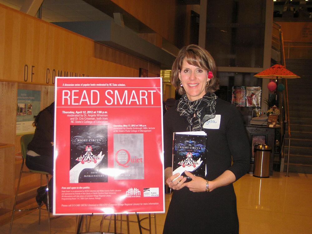 Angela Wiseman co-led the 2012 discussion on "The Night Circus" for&#160;Read&#160;Smart"