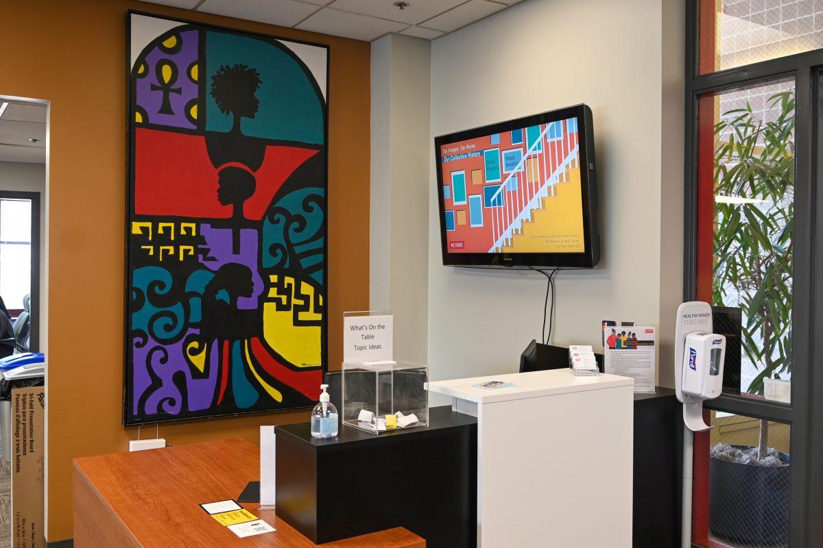 The front desk of the African American Cultural Center pictured in Witherspoon Student Center on Monday, Jan. 30, 2023.