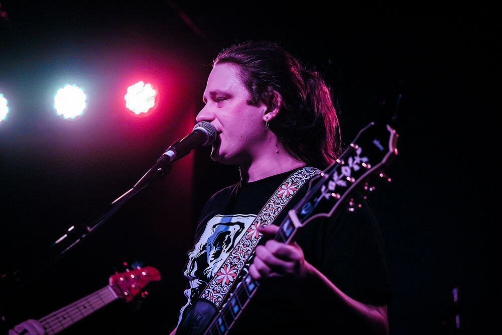 Juxton Roy, an indie rock band from Raleigh, performs at the WKNC Double Barrel Benefit on Friday, Feb. 3, 2023. The benefit served as a fundraiser for WKNC, a student-run radio from NC State University.