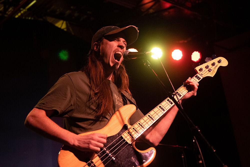 George Niedhammer of Pictures of Vernon sings and plays guitar during the Double Barrel Benefit at Kings on Saturday, Feb. 4, 2023. Pictures of Vernon has released four albums.