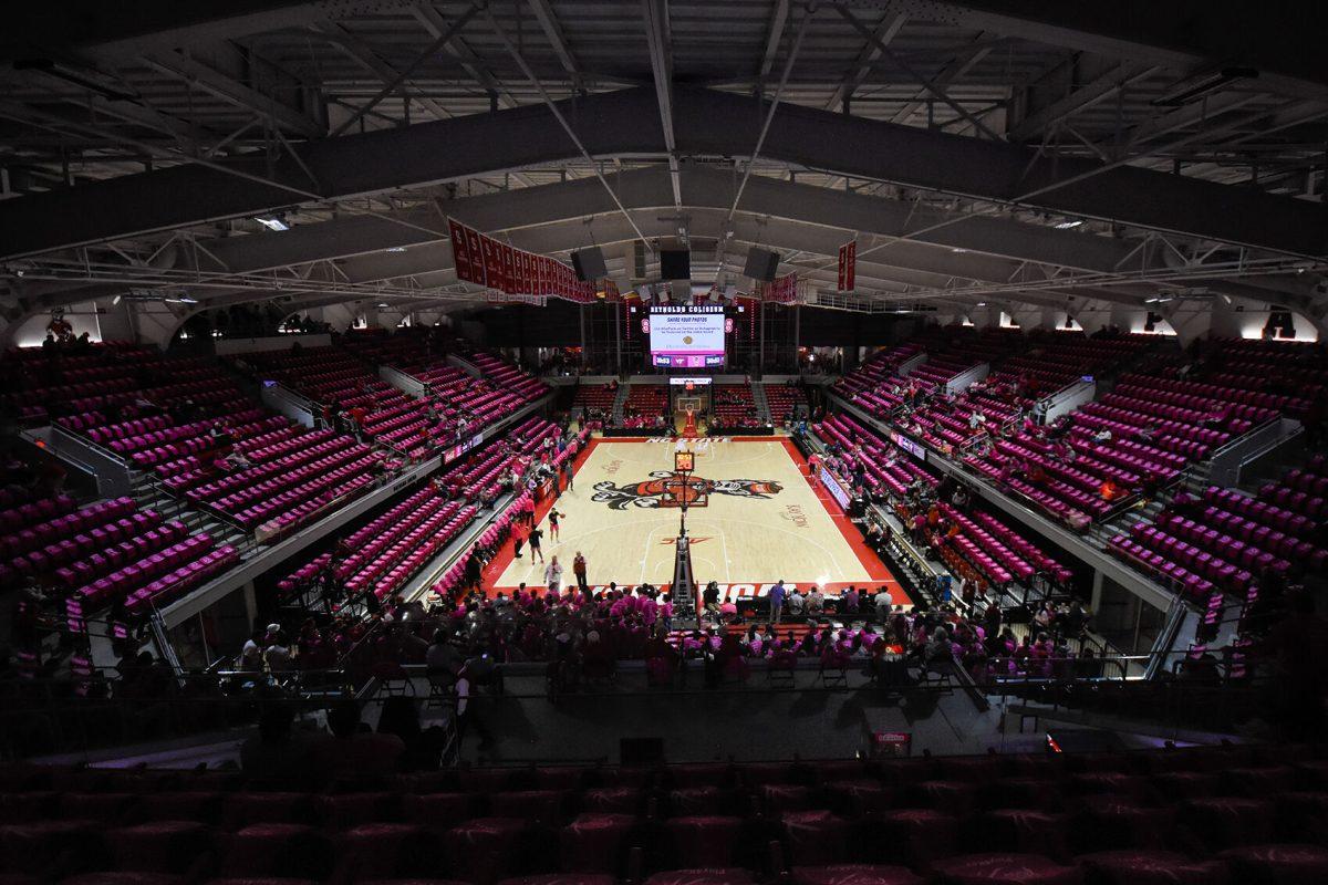 Reynolds Coliseum before the game versus Virginia Tech on Monday, February 6, 2023. NC State lost to Virginia Tech 73-61.