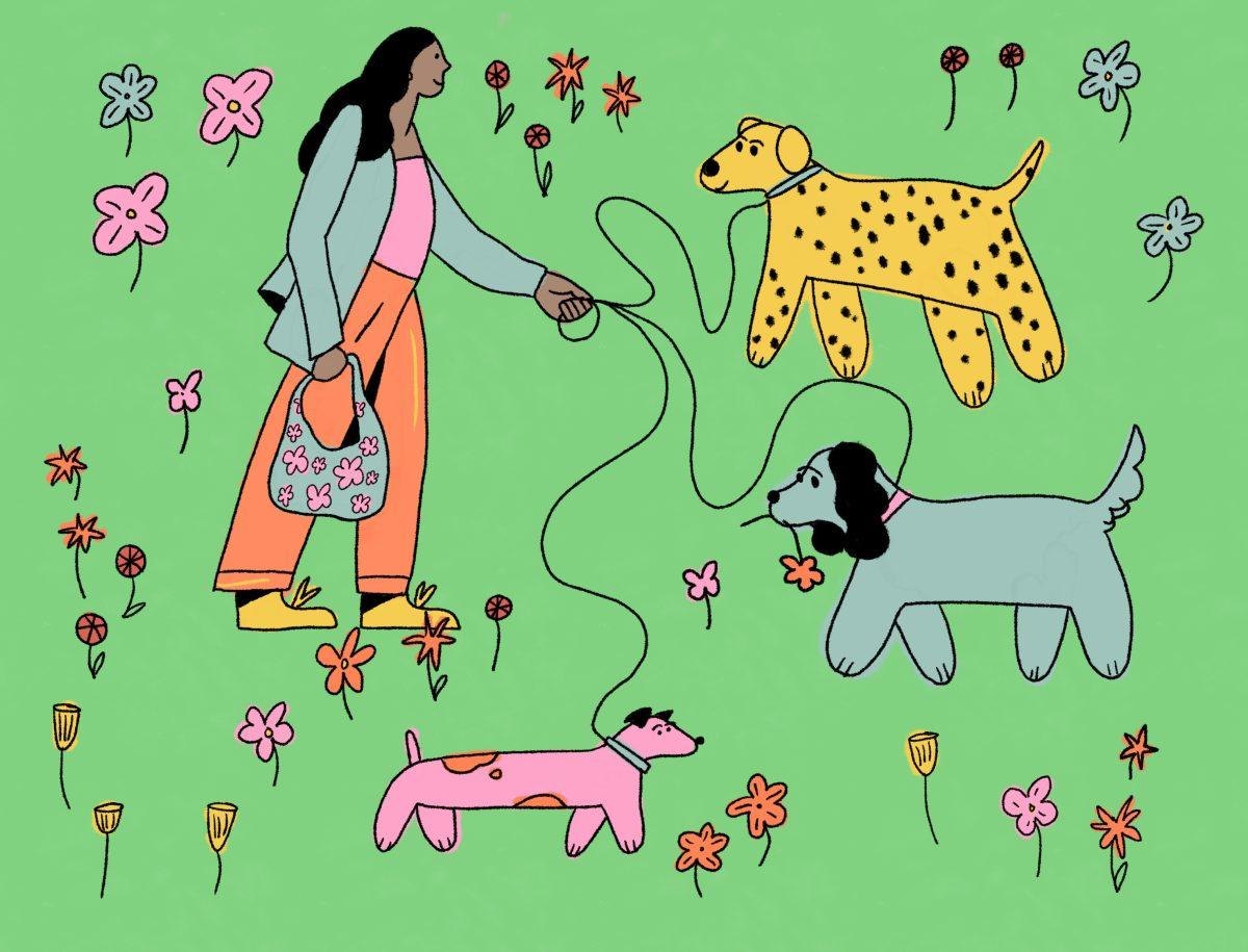 dog grass mental health