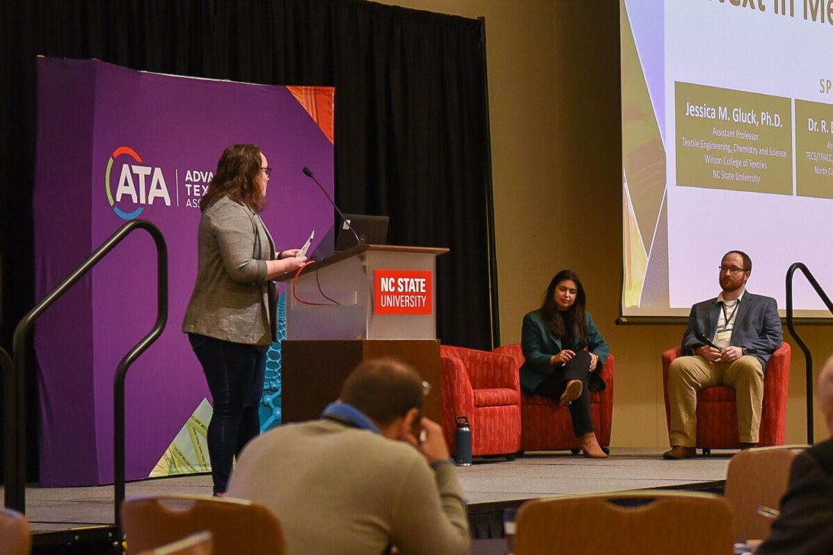 Smart Fabric Summit gives students opportunity to present on original textiles research