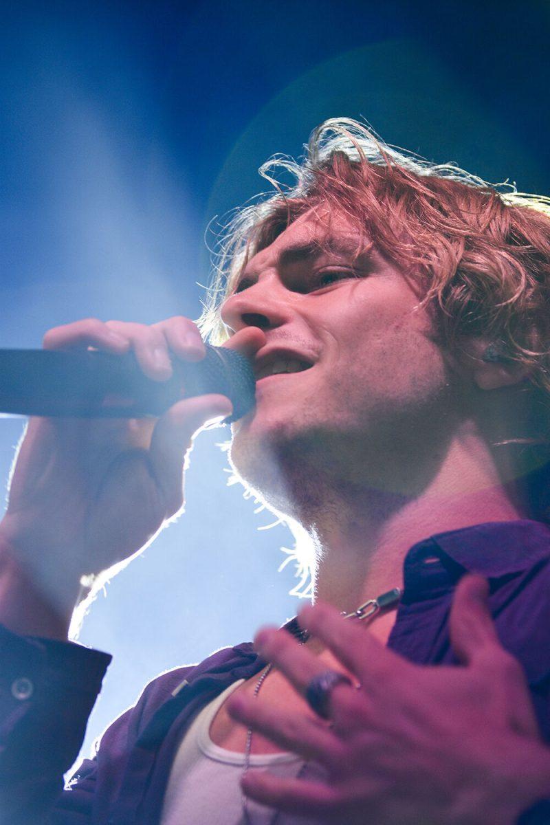 Ross Lynch sings during the Wolfstock concert at Stafford Commons on Saturday, April 22, 2023. The Driver Era and Weston Estate performed during the Wolfstock festival.
