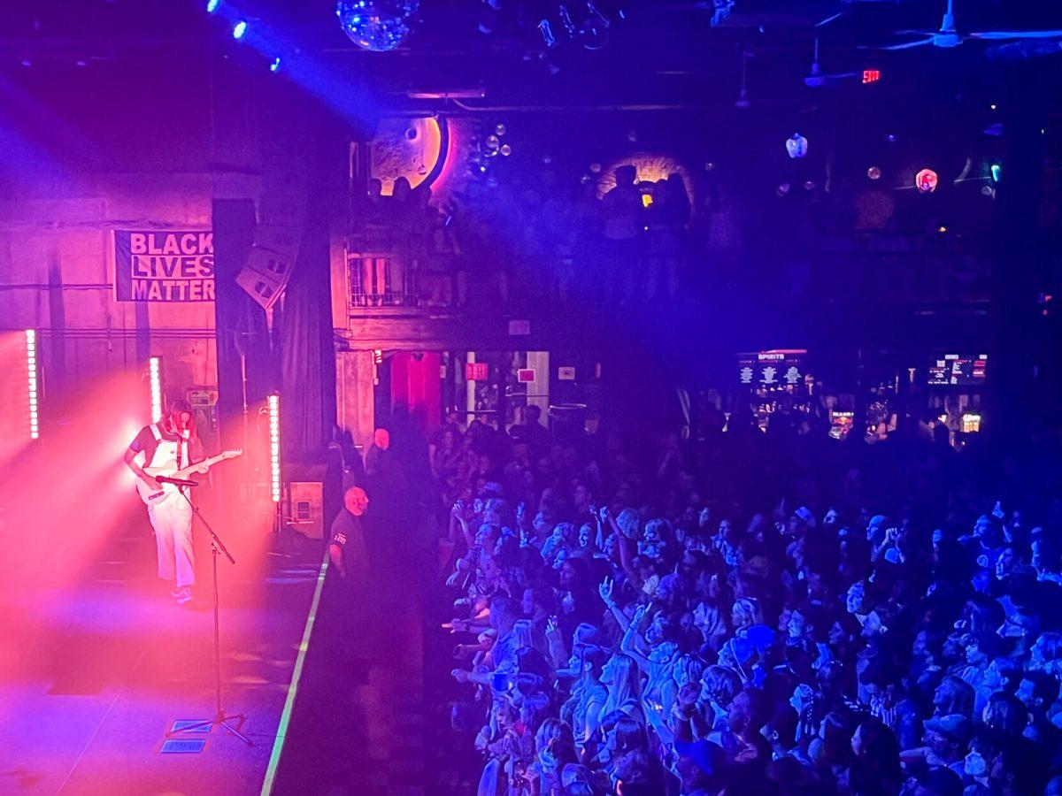 Griff Washburn, known by his musical alias "Goth Babe," plays for a full crowd at The Ritz on Saturday, Aug. 12, 2023.