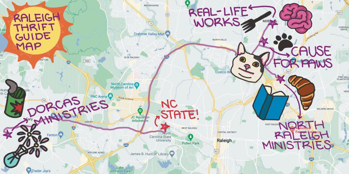 Thrifter's Guide Map