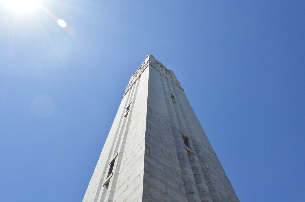 The view from the base of the Belltower at the Fellowship of the Ring ceremony hosted by the NC State Alumni Association at the Belltower on Monday, April 17, 2023. The Fellowship of the Ring ceremony is an NC State tradition. Students bring their NC State Rings to spend a night in the Belltower, symbolically connecting them to all other pack alumni.