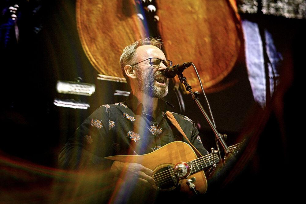 Micheal Cleveland &amp; Flamekeeper performs at IBMA Bluegrass live at the Red Hat Amphitheater on Friday, Sept. 29, 2023. Micheal Cleveland &amp; Flamekeeper is IBMA's five-time instrumental group of the year.