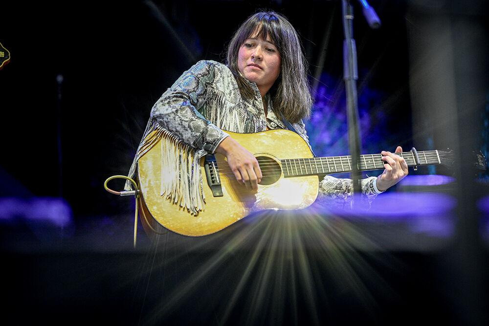 Musical band AJ Lee &amp; Blue Summit performs&#160;at IBMA Bluegrass live at the Red Hat Amphitheater on Friday, Sept. 29, 2023. AJ Lee &amp; Blue Summit is a band from California that specializes in bluegrass, americana, country and folk music.