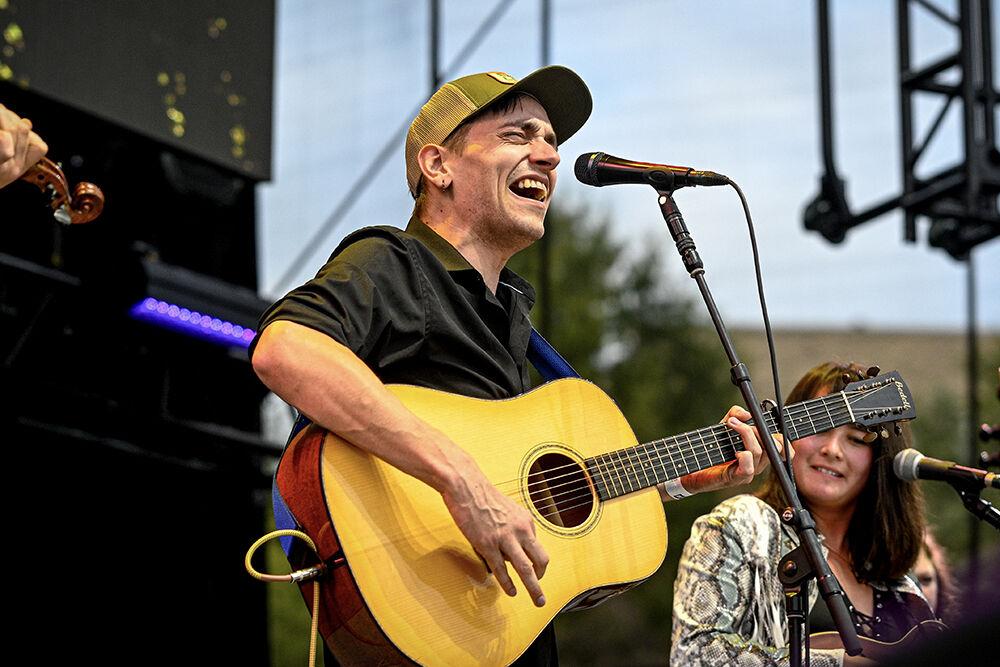 Musical band AJ Lee &amp; Blue Summit performs&#160;at IBMA Bluegrass live at the Red Hat Amphitheater on Friday, Sept. 29, 2023. AJ Lee &amp; Blue Summit is a band from California that specializes in bluegrass, americana, country and folk music.