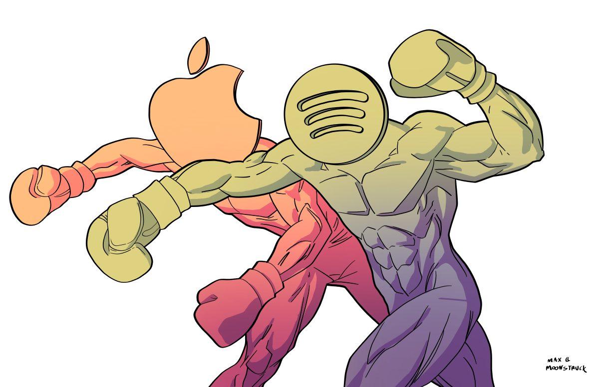 Spotify-Apple Graphic