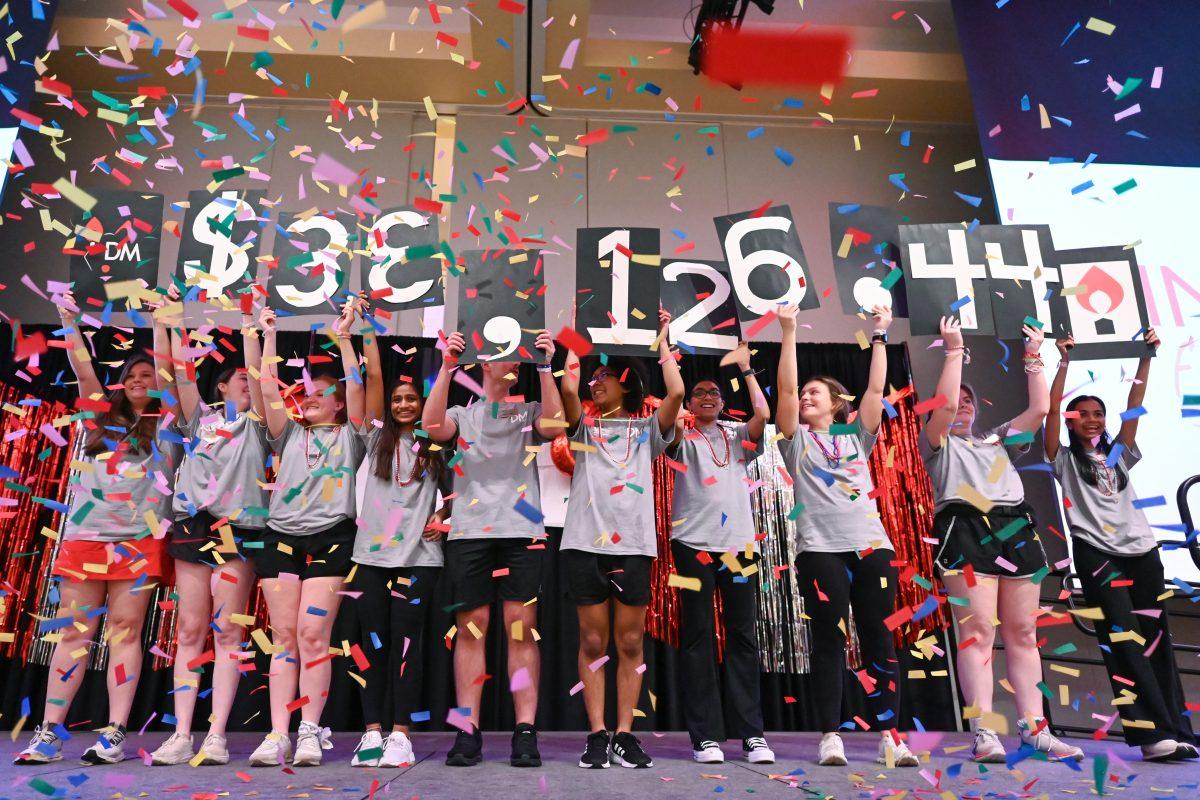 The leadership team reveals that a total of $33,126.44 was raised for Duke Children's Hospital during the Dance Marathon event in Talley Student Union on Sunday, March 3, 2024. The funds collected throughout the year and during the eight hour event are donated to Children's Miracle Network at Duke Children's Hospital.