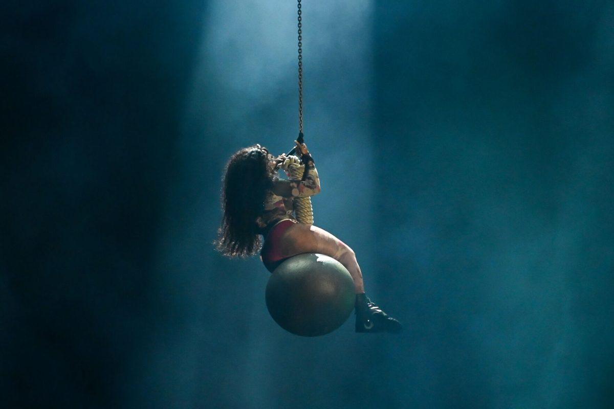 SZA performs during the Dreamville Festival at Dorothea Dix Park on Saturday, April 6, 2024. SZA was the main headliner of the first day. SZA's album SOS (2022) held the number one position on the Billboard 200 for a total of ten weeks, setting a new record for the highest streaming week for an R&amp;B album in the United States.